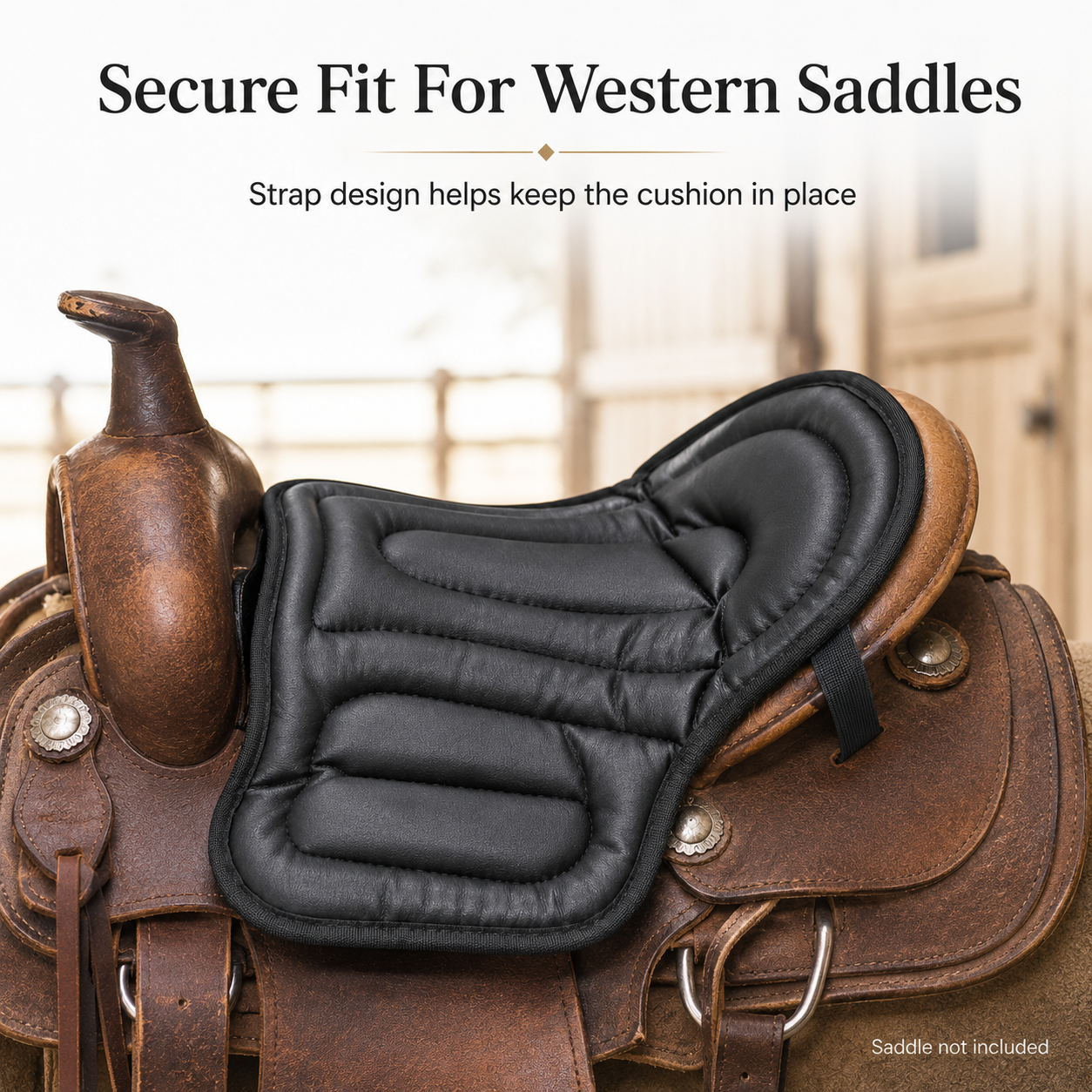 Quachton™ Soft PU Western Saddle Pad