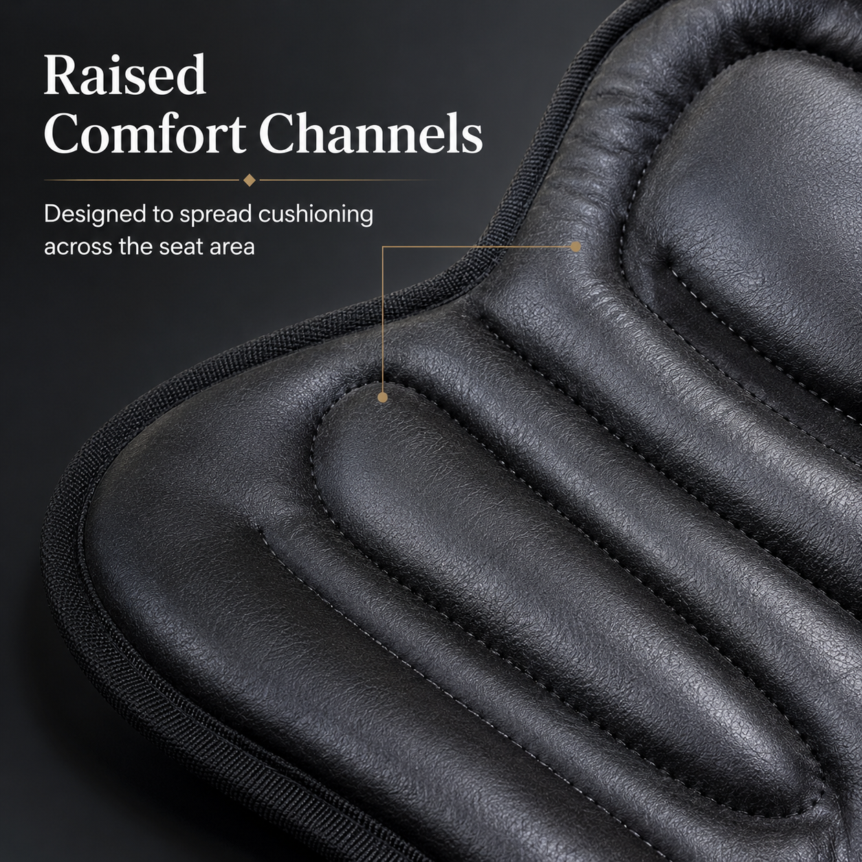 Quachton™ Soft PU Western Saddle Pad