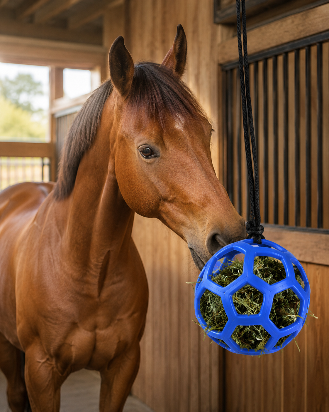Quachton™ Hanging Hay Feeder Treat Ball