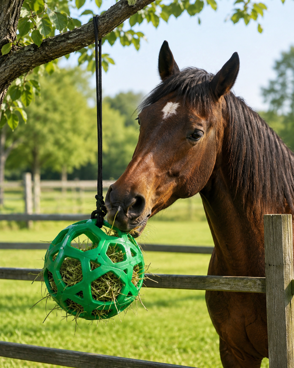 Quachton™ Hanging Hay Feeder Treat Ball