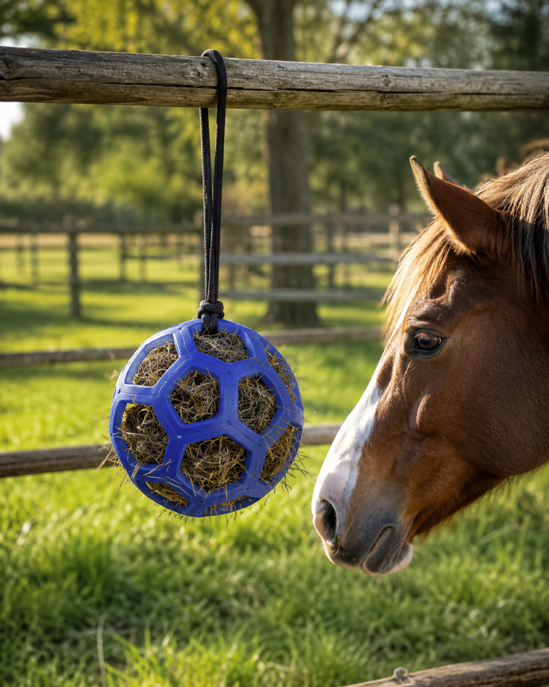 Quachton™ Hanging Hay Feeder Treat Ball
