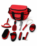 Quachton™ 9-Piece Horse Grooming Kit with Carry Tote