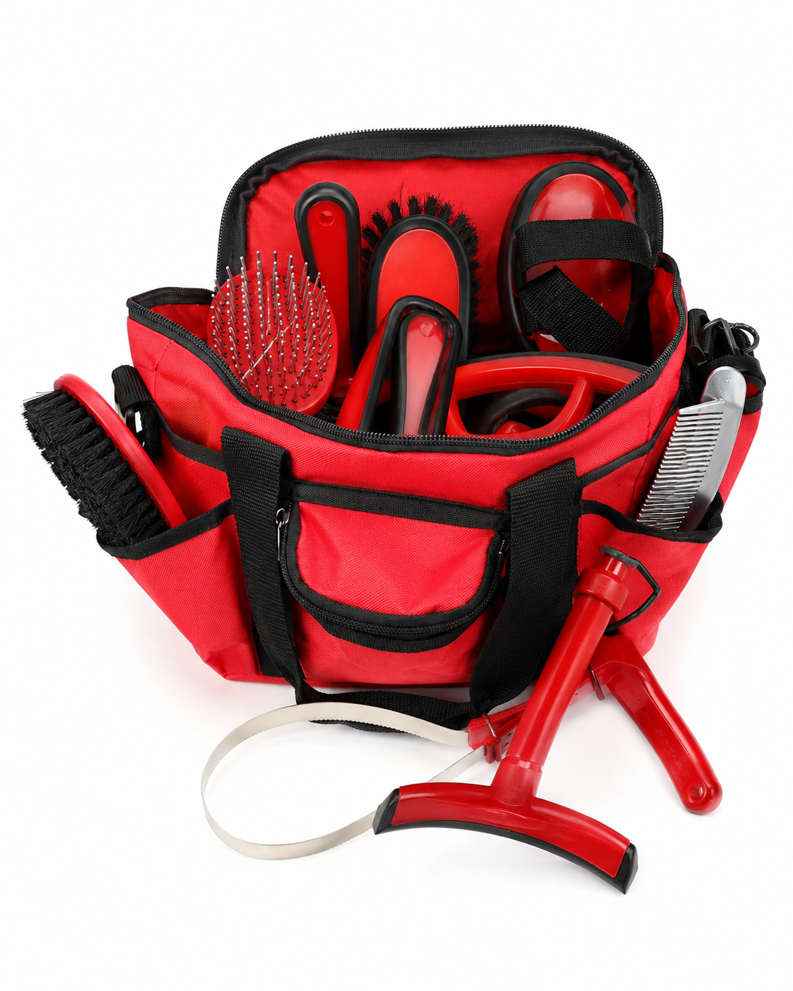 Quachton™ 9-Piece Horse Grooming Kit with Carry Tote
