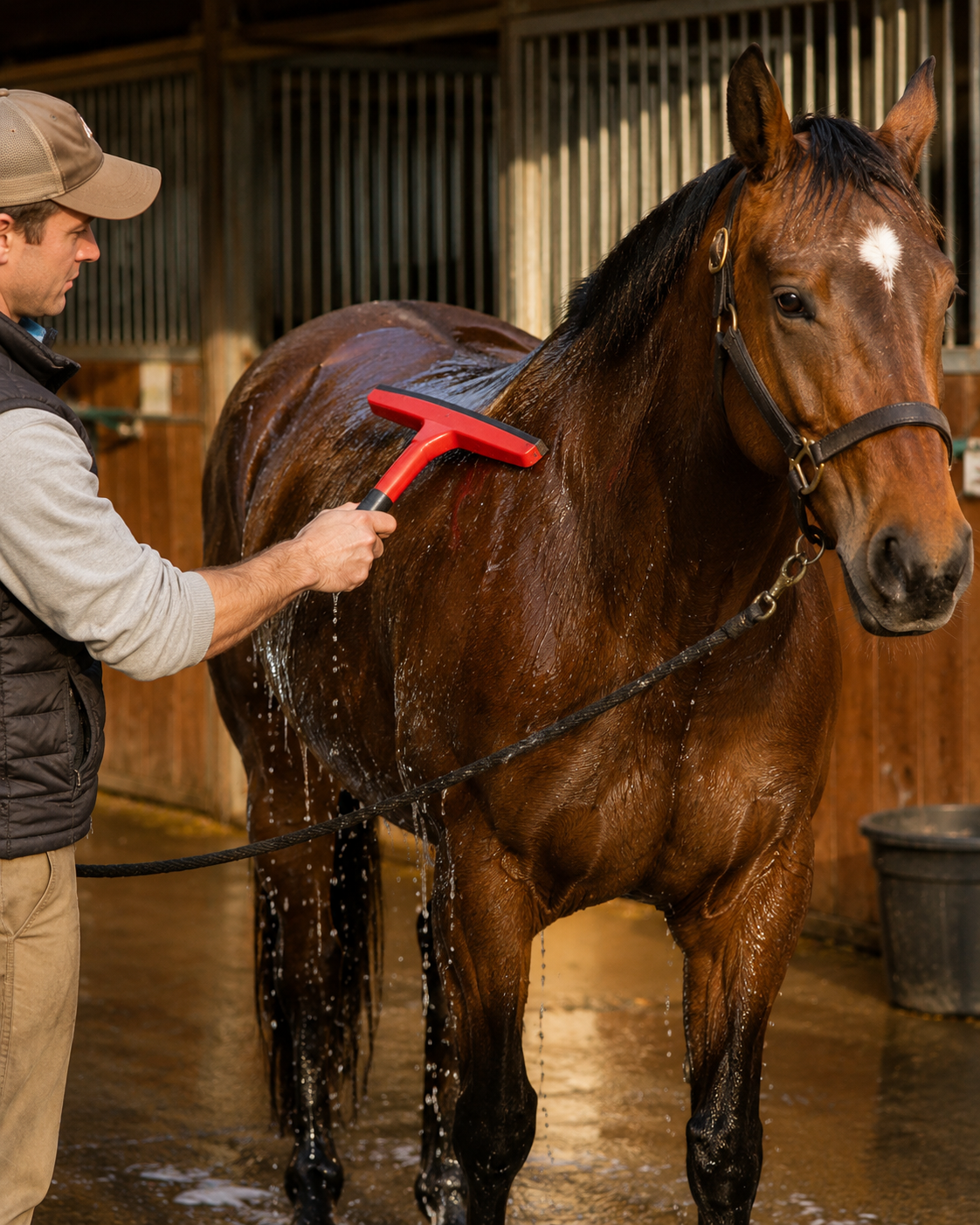 Quachton™ 9-Piece Horse Grooming Kit with Carry Tote