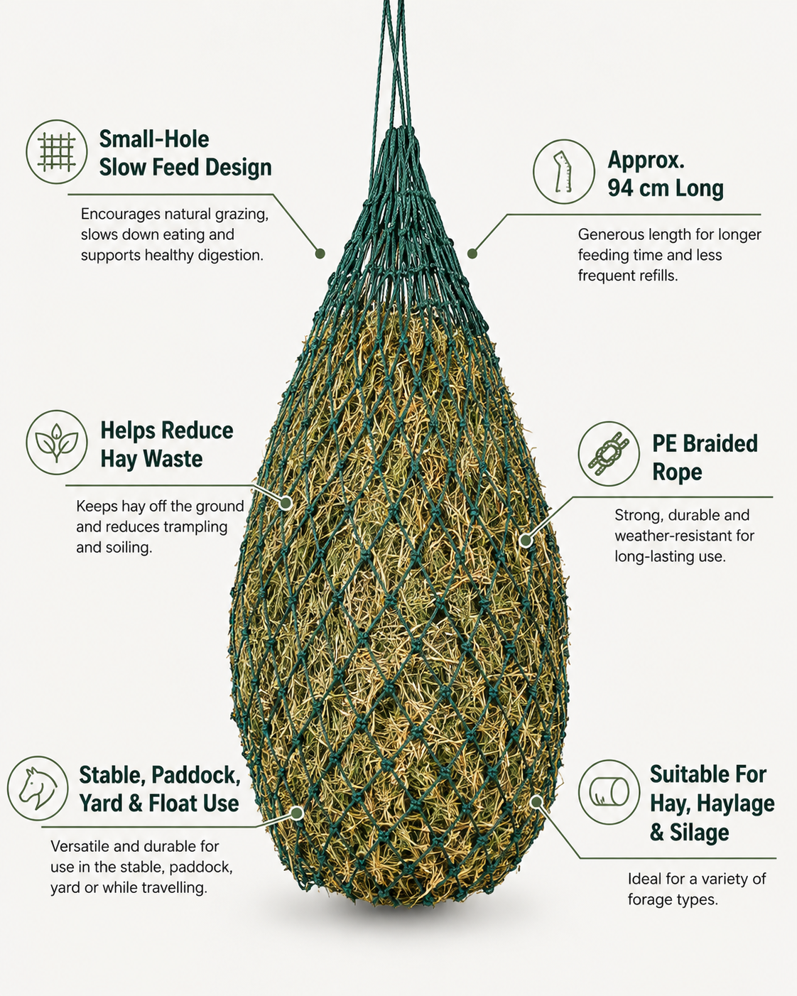 Quachton™ Slow-Feed Haylage Net
