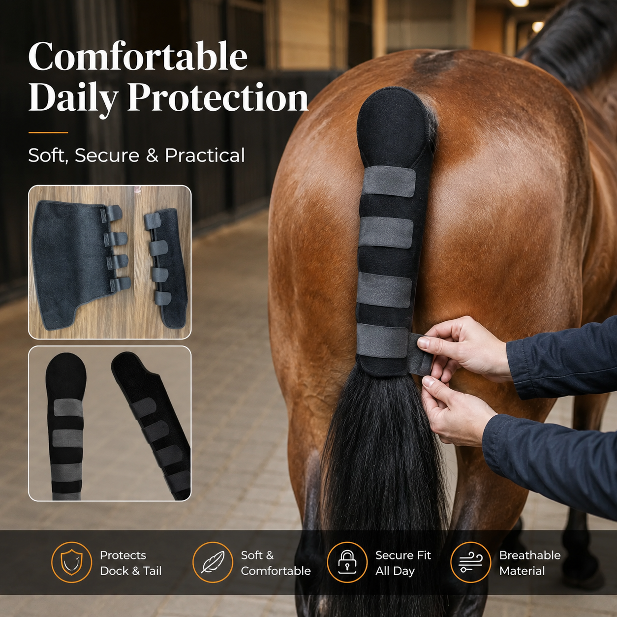Quachton™ Protective Horse Tail Wrap