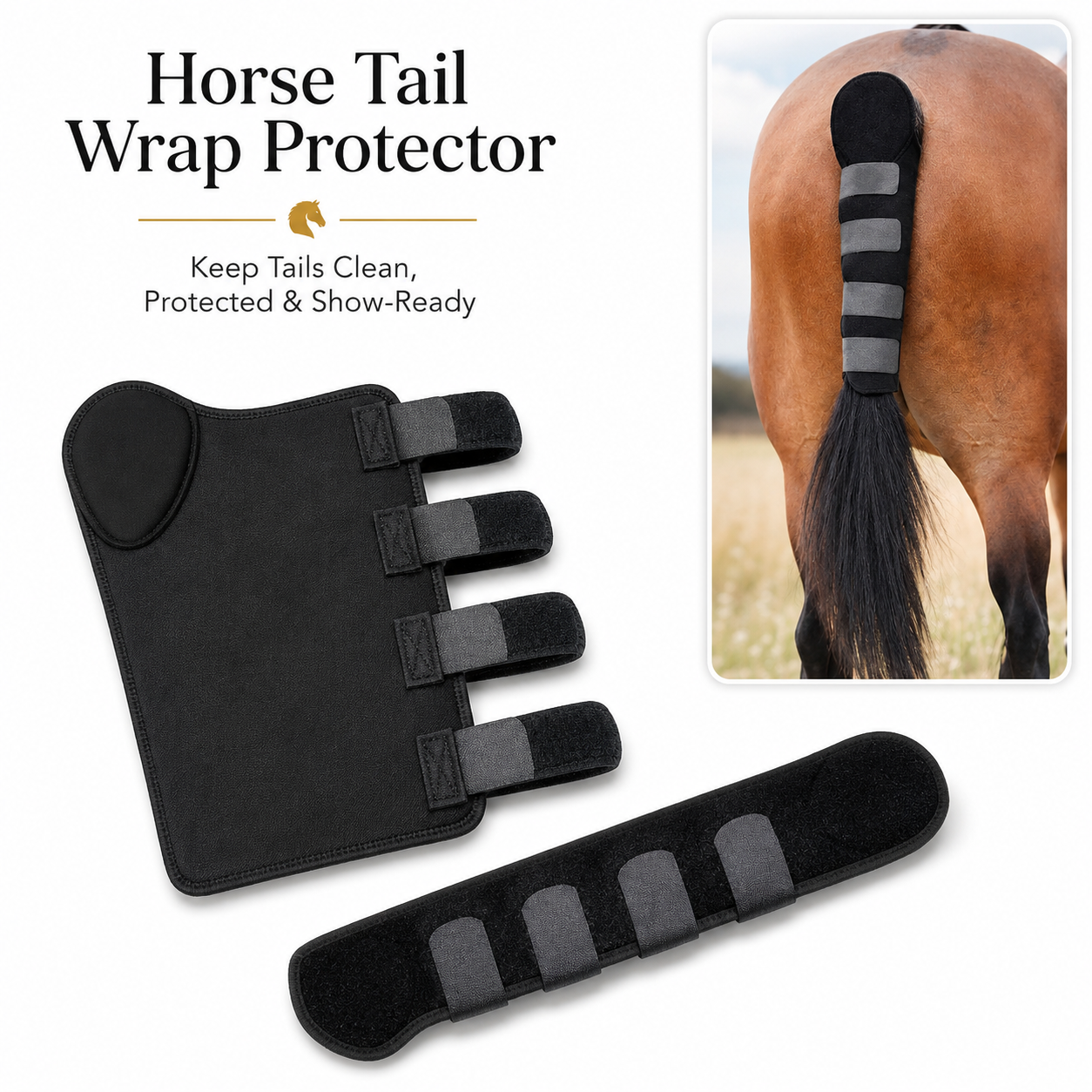 Quachton™ Protective Horse Tail Wrap
