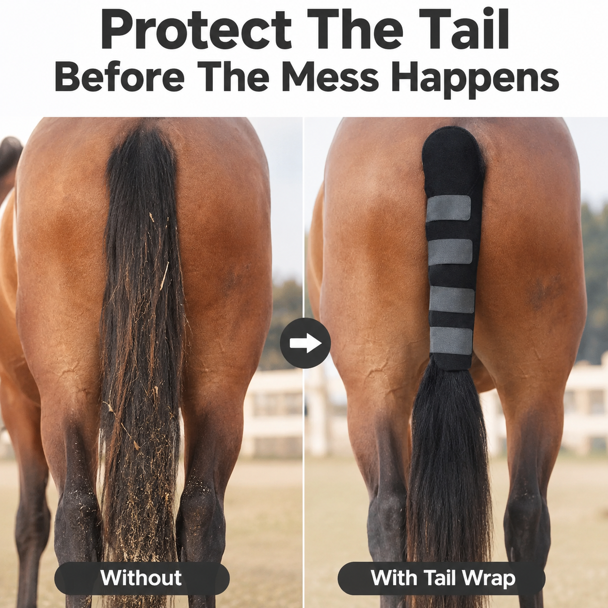 Quachton™ Protective Horse Tail Wrap