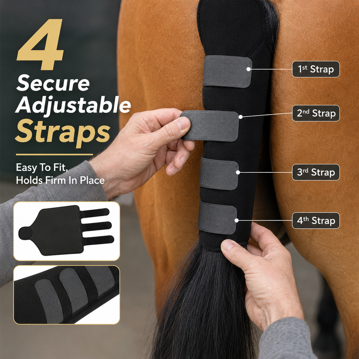 Quachton™ Protective Horse Tail Wrap