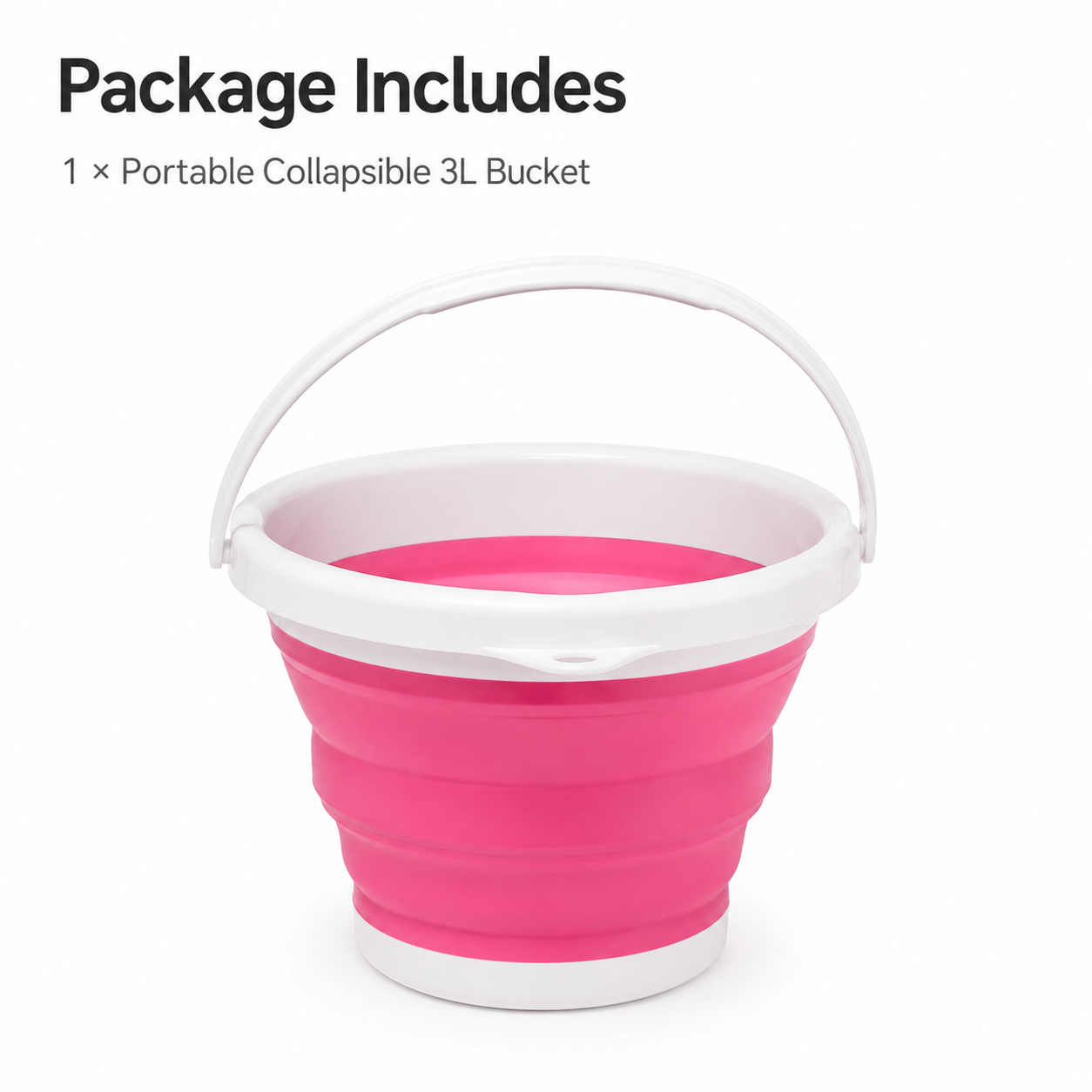 Quachton™ Collapsible 3L Water Bucket