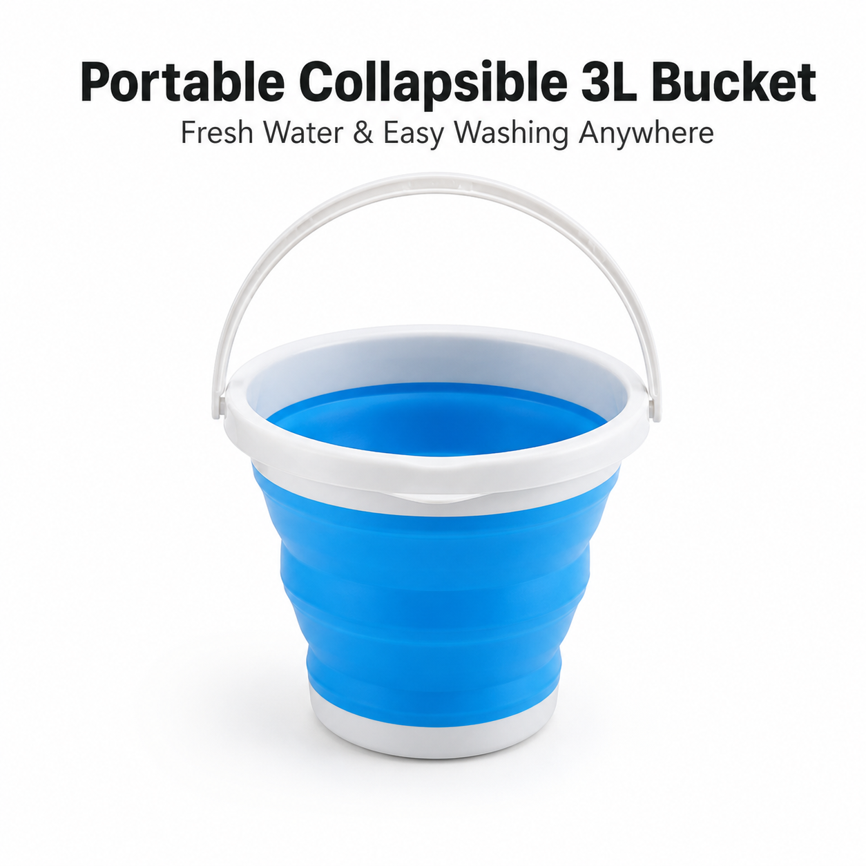 Quachton™ Collapsible 3L Water Bucket