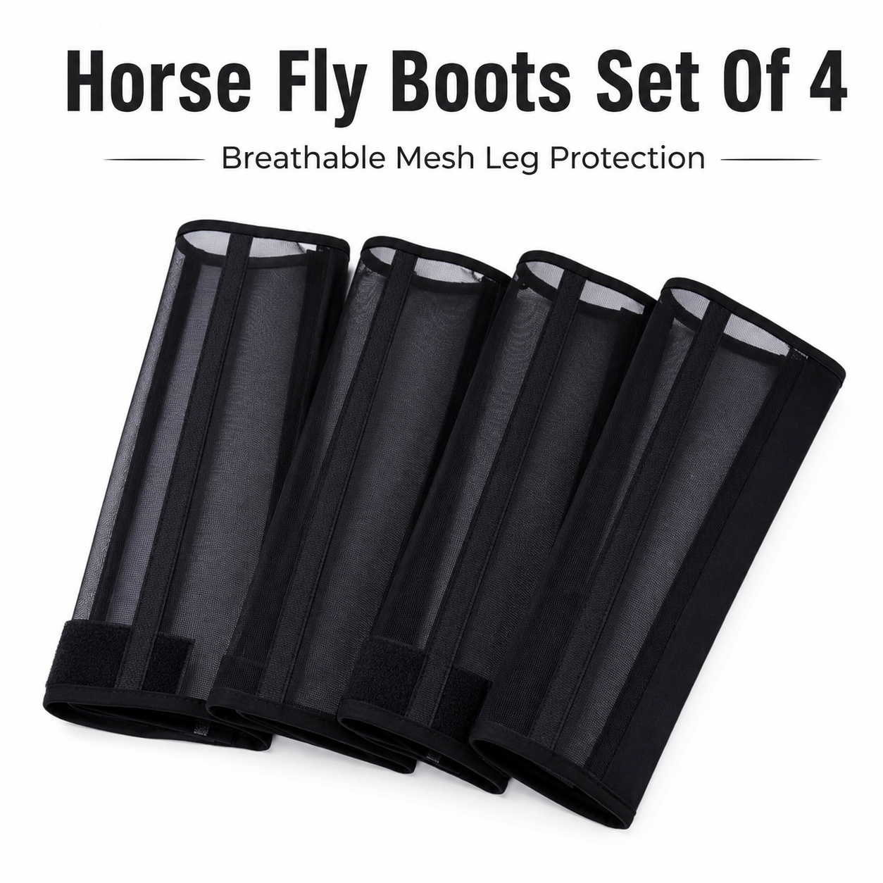 Quachton™ Breathable Mesh Fly Boots (Set of 4)