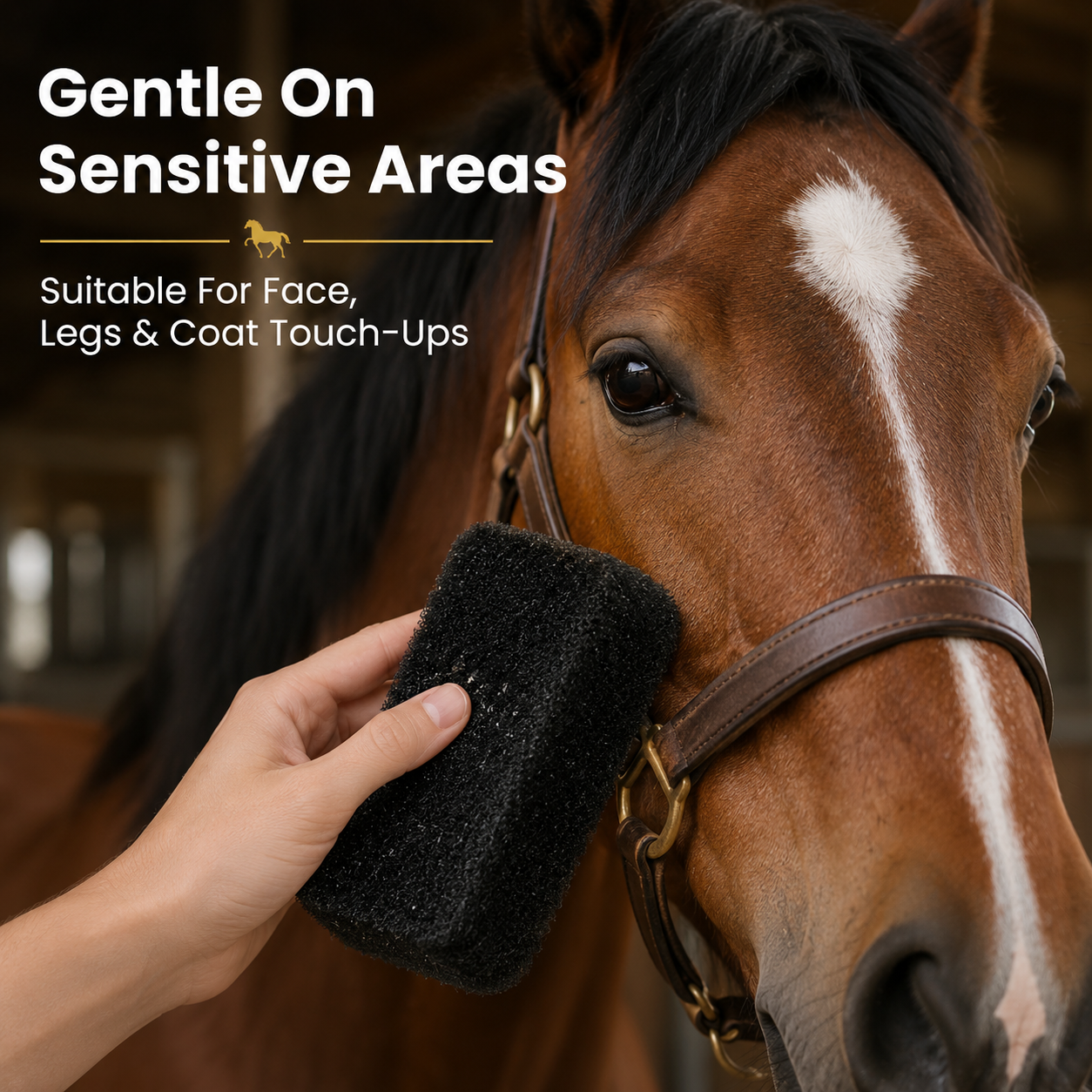 Quachton™ Professional Horse Grooming Brush & Sponge Set