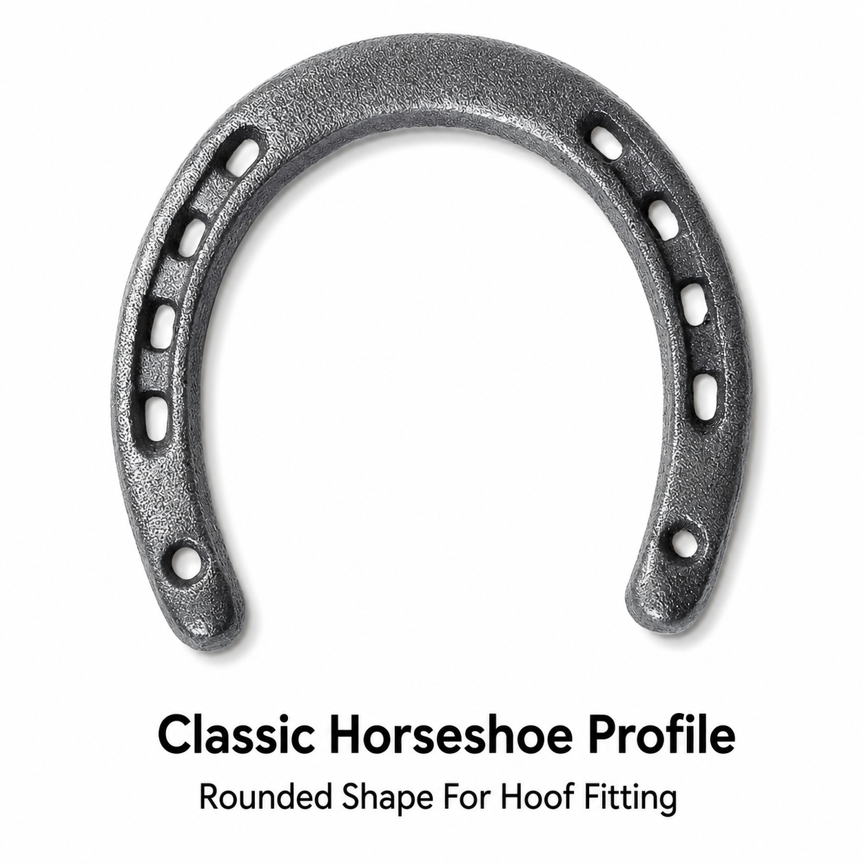 Quachton™ Cast Iron Horseshoes (Set of 4)