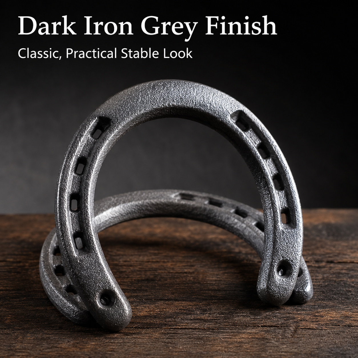 Quachton™ Cast Iron Horseshoes (Set of 4)