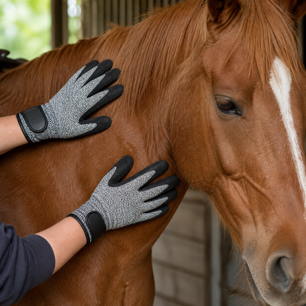 Quachton™ Horse Grooming & Deshedding Gloves (Pair)