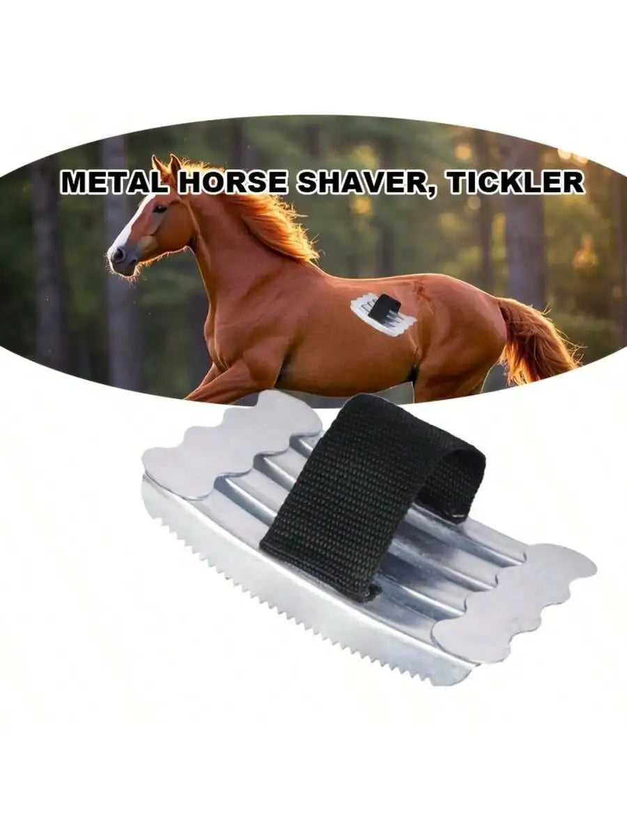 Quachton™ 4-Row Horse Grooming & Shedding Brush