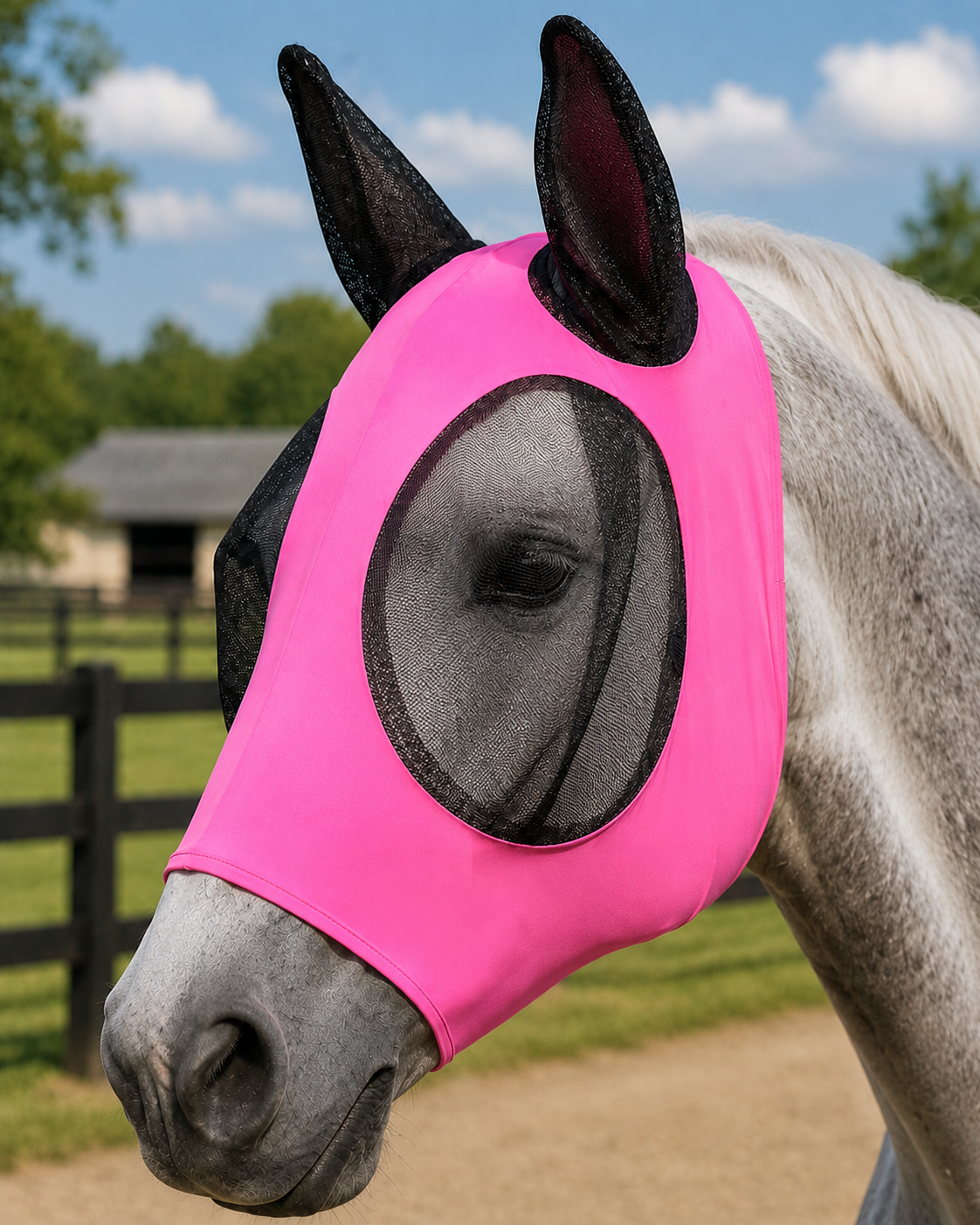 Quachton™ Breathable Fly Mask with UV Protection