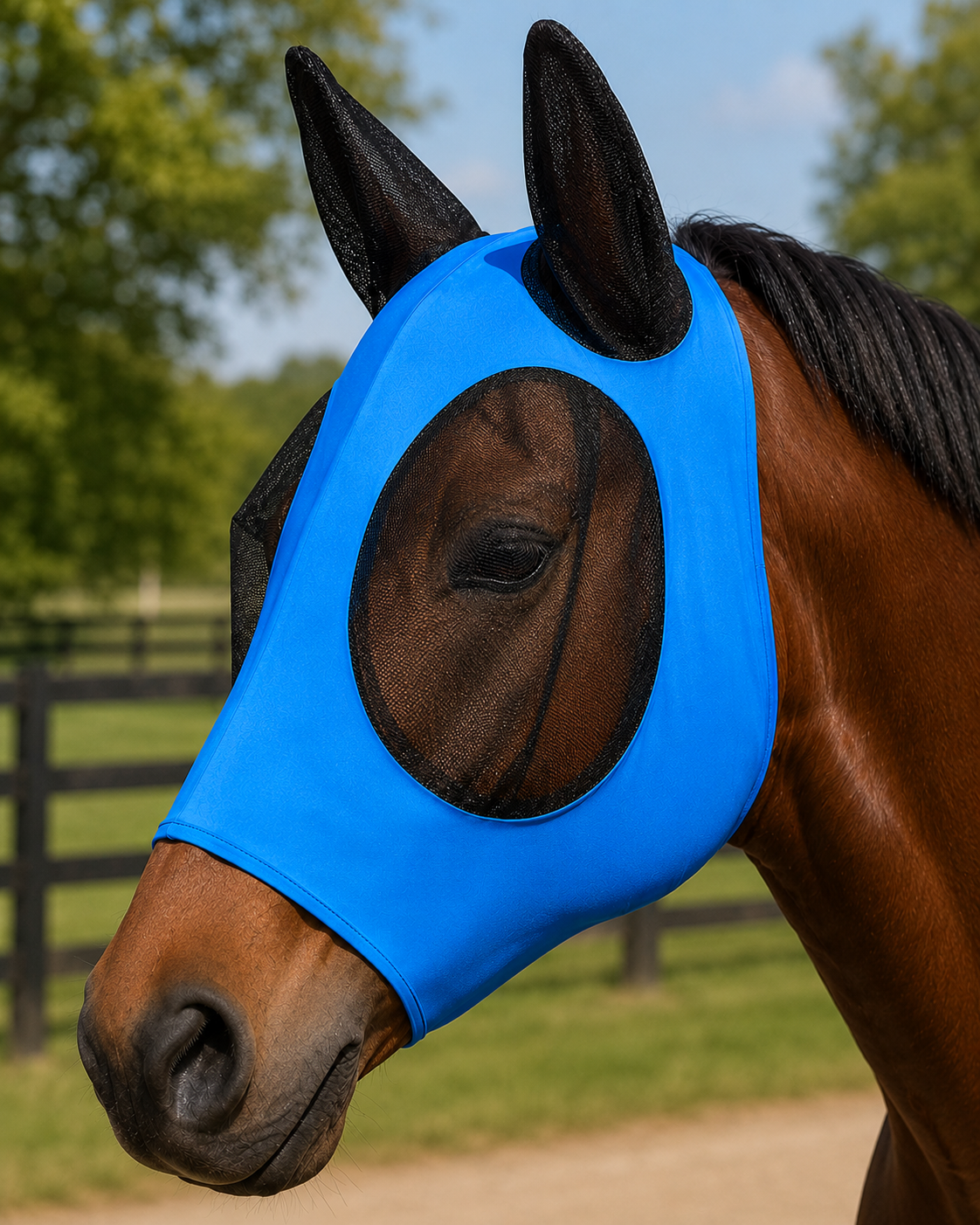 Quachton™ Breathable Fly Mask with UV Protection